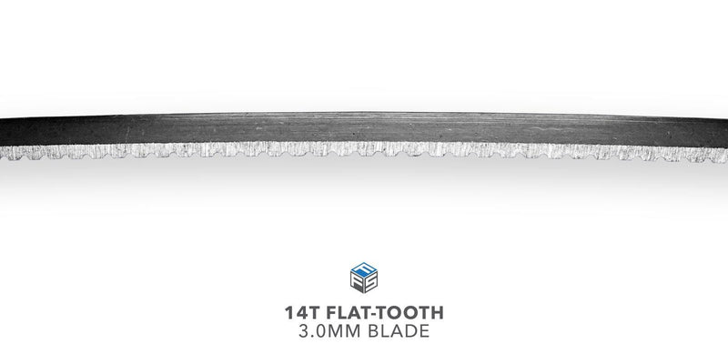14T Flat-Tooth Blade - 3.0MM Width - Magnified