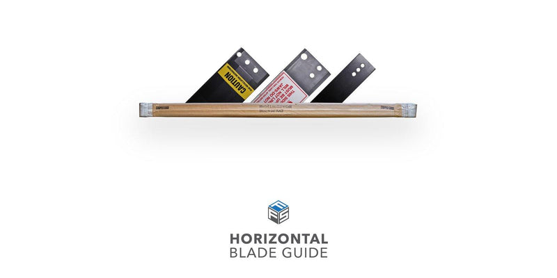 Horizontal Blade Guide - Packaged With Hole Patterns