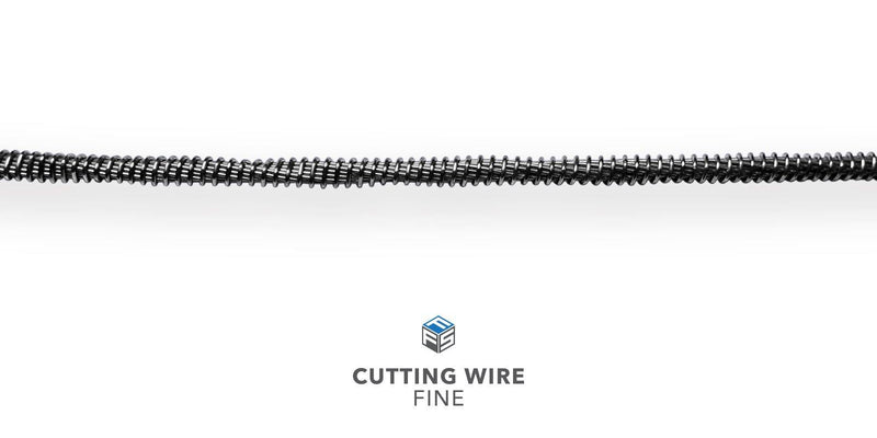 Fine Cutting Wire - Magnified