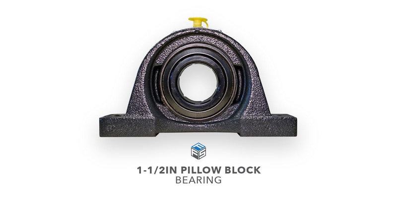 1-1/2IN Pillow Block Bearing - Front
