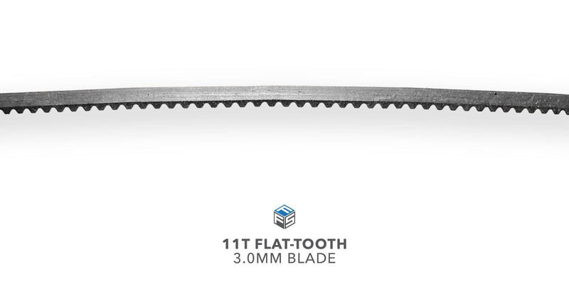 11T Flat-Tooth 3.0MM Blade - Side View