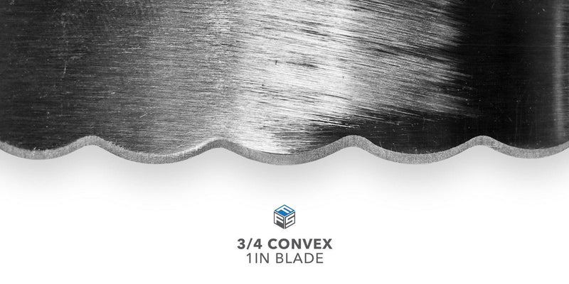 3/4 Convex Blade - 1IN Width - Magnified