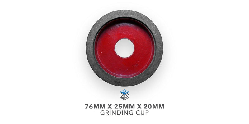 76MM X 25MM X 20MM Grinding Cup - Top View