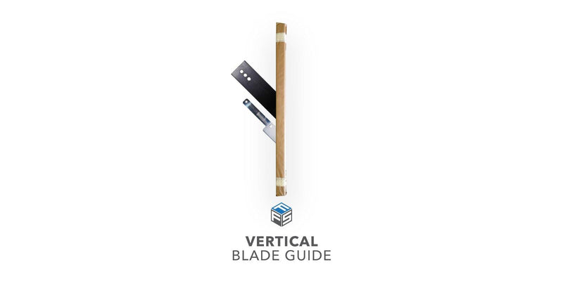 Vertical Blade Guide - Packaged With Hole Patterns