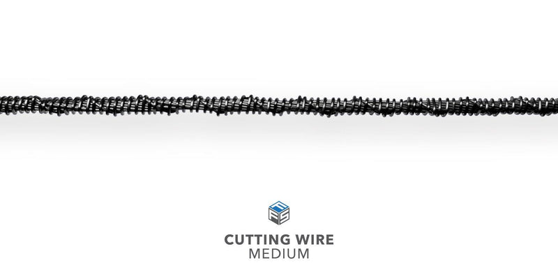 Medium Cutting Wire - Magnified