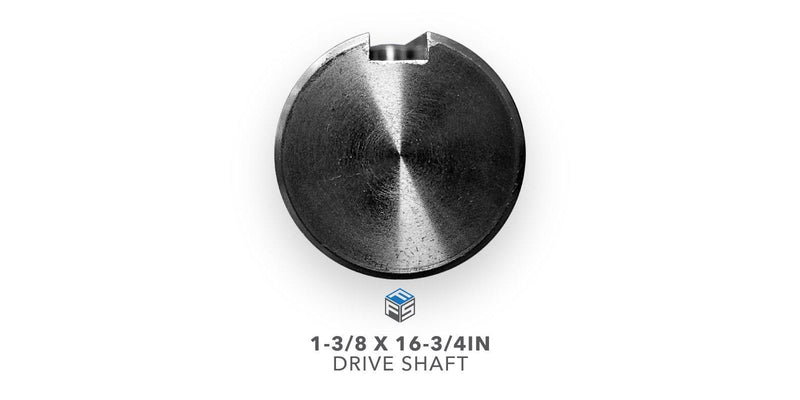 Drive Shaft - 1-3/8 X 16-3/4IN - Large End View