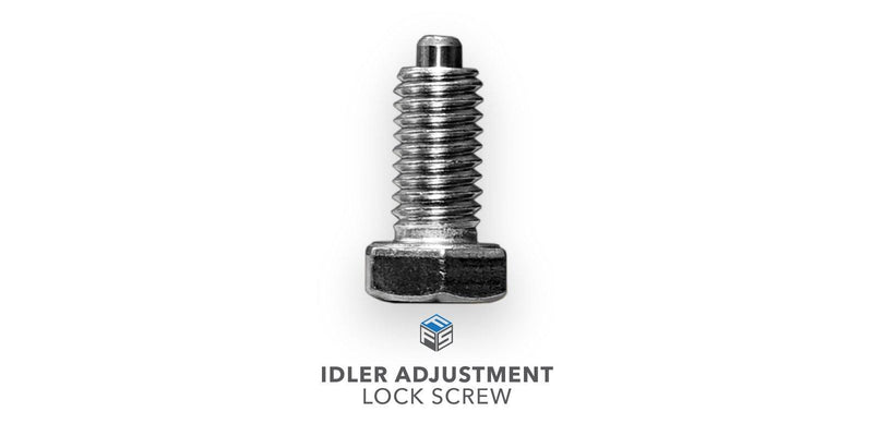 Idler Adjustment Lock Screw - Side View