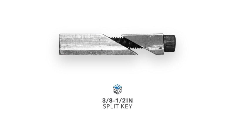 3/8-1/2IN Split Key - Side View