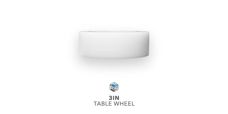 3IN Table Wheel - Side