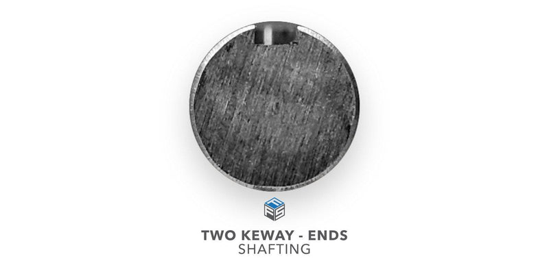 Two Keway - Ends - Shafting - End View