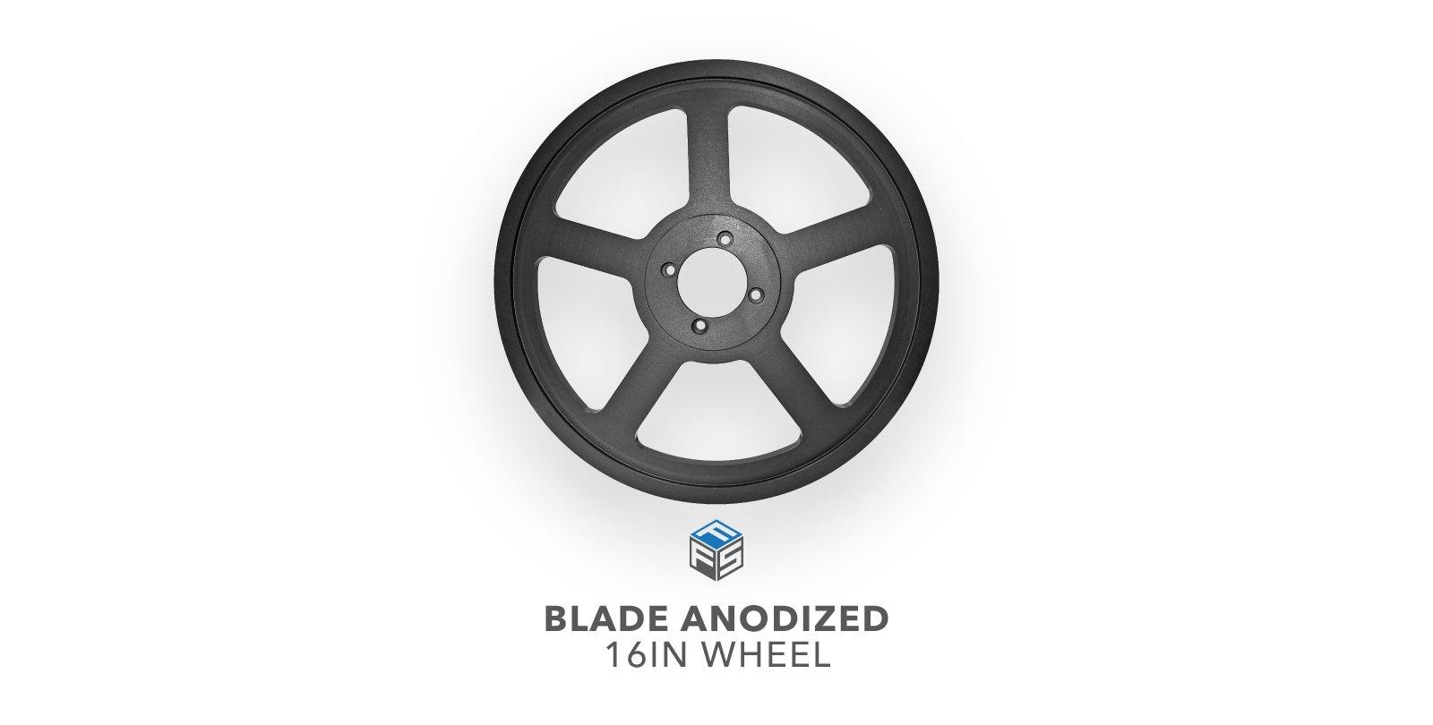 16IN Wheel - Blade Anodized - Foam Fab Supply